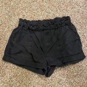 Aerie Elastic Waist Paper Bag Shorts